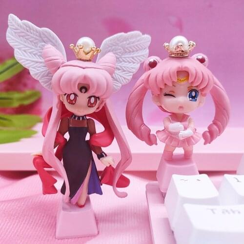 Keycap Cute Personality R4 Height Mechanical Keyboard Keycap Beautiful Girl Pink Cartoon Anime Character Single Stereo ESC Key