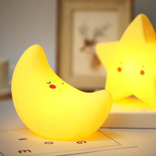 3D Led Night Lamp Baby Childrens Room Decoration Bed Toy Bedroom Decoration Star Shape Light Baby LED Childrens Night Light