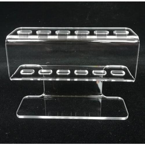 Clear Eyelashes Extension Tweezers Holder Dresser Desk Display Stand Shelf