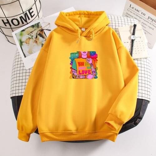 Cartoon Womens Hoodies Spring Autumn Aesthetic Clothes Oversized Sweatshirt Casual Pullover Hoodie for Teenager Girls Tracksuit