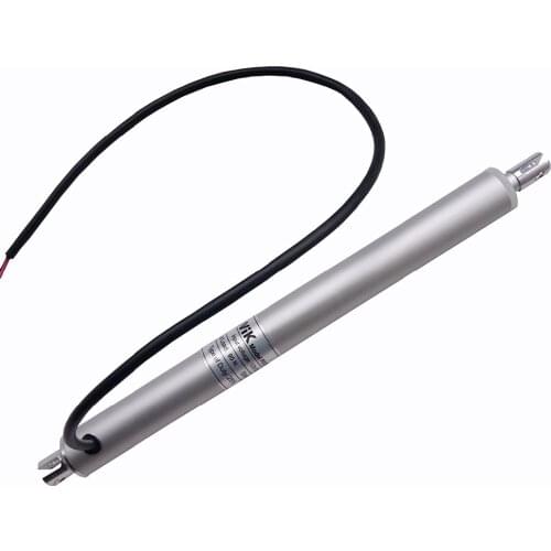 12V DC Micro Mini Electric Linear Actuator 6 inch/150mm Stroke 200N Max Load In-line Round Tube 20mm Diameter