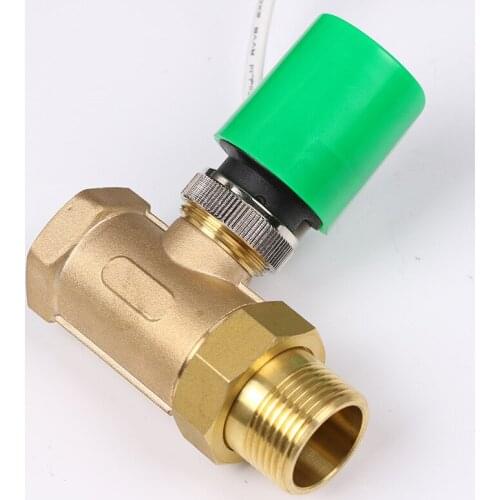 220V DN20 DN25 Electric Shut-off Valve 2 way Brass Motorized Valve Female Thread&Male Thread Temperature Control Heating System