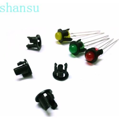 5MM 3MM LED lamp holder plastic buckle length seat emitting diode LED lamp holder LED light panel seat cover