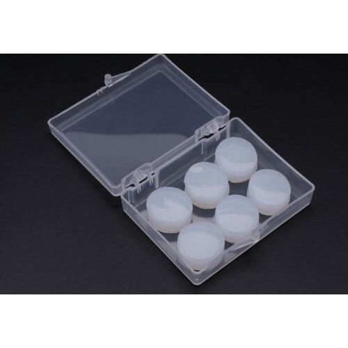 6PCS Earplugs Protective Ear Plugs Silicone Soft Waterproof Anti-noise Earbud Protector Swimming Showering Water Sports