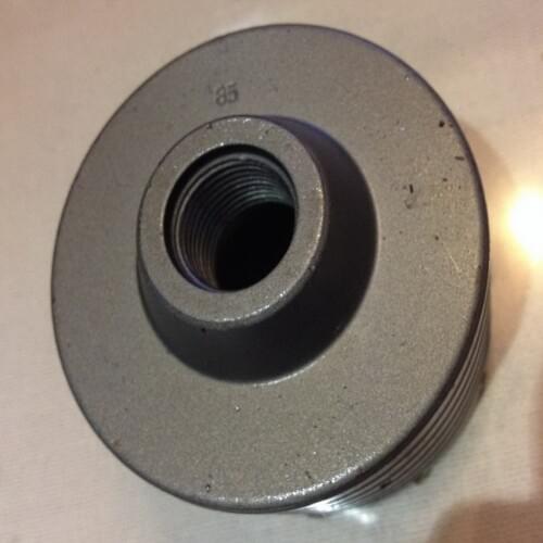 Free shipping of 1PC wall hole saw 125*72*M22 strengthened electric Hammer hole saw and 1pc 110mm SDS plus extension rodfor wall