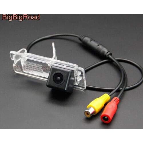 BigBigRoad Vehicle Wireless Rear View Parking Camera HD Color Image For Nissan Terrano For Renault Dacia Duster 2010 - 2015