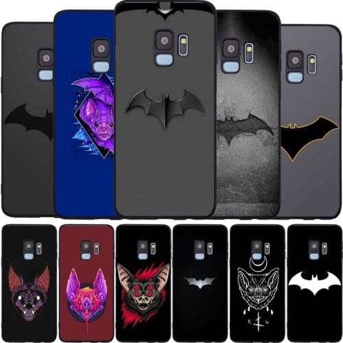 Bat black Soft phone Case For Samsung S20 S10 S9 S8 S7 edge Plus Lite Note 8 9 10 A6 A7 A8 A9 2018 Cover