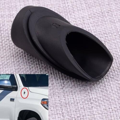 Black Car ABS Ornament Adapter Base Antenna Bezel 86392-0C030 Fit For Toyota Tundra 2014 2015 2016 2017 2018 2019 2020