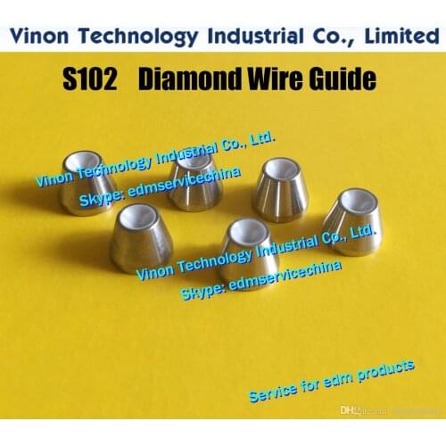D=0.255mm Diamond Dies Guide S102 3080247 edm Upper Dies B for AWT 0.255mm 0200142 for AQ,A,EPOC series wire-cut edm machine