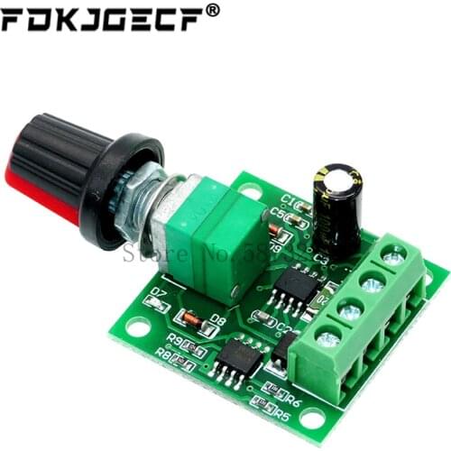 DC 1.8V 3V 5V 6V 12V 2A PWM Motor Speed Controller Low Voltage Motor Speed Control Switch PWM Adjustable Drive Module