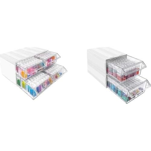 Diamond Painting Accessory Storage Box,Independent Container Suitable for Diamond Art Beads Nail Rhinestone