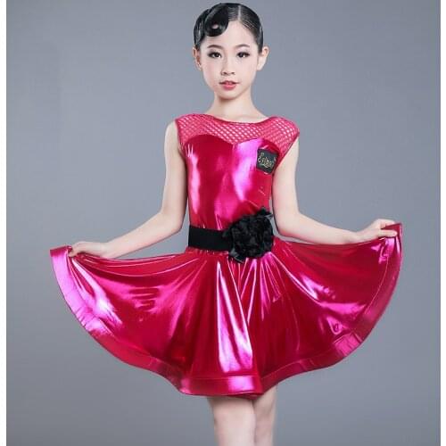 Summer ChildrenS Latin Dance Dress Competition Costume Female Girls Practice Dresses For Ballroom Cha Cha Samba Rumba DL4260