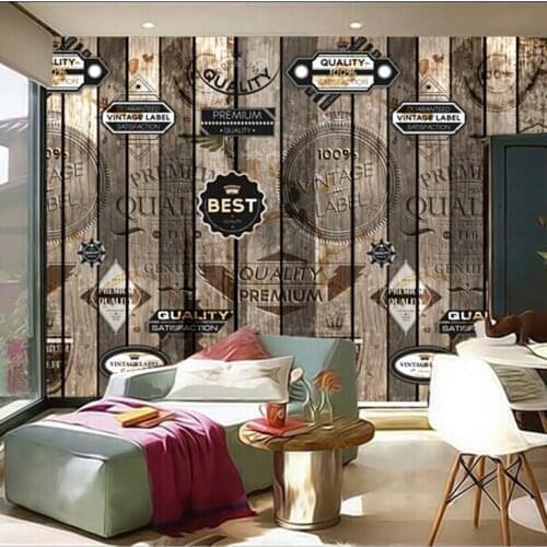 Custom 3D large mural, Retro personality board papel de parede,living room sofa TV wall bedroom wall paper