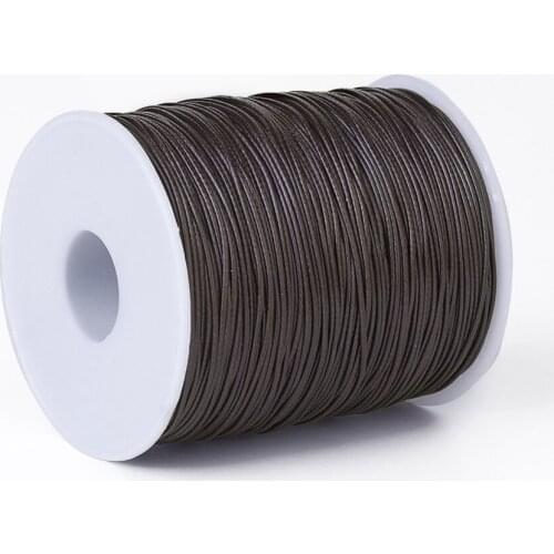 About 200yards/roll Waxed Polyester Cords 1mm for jewelry making DIY Bracelet Necklace Crafts Decor Accessories,8 Color Choose