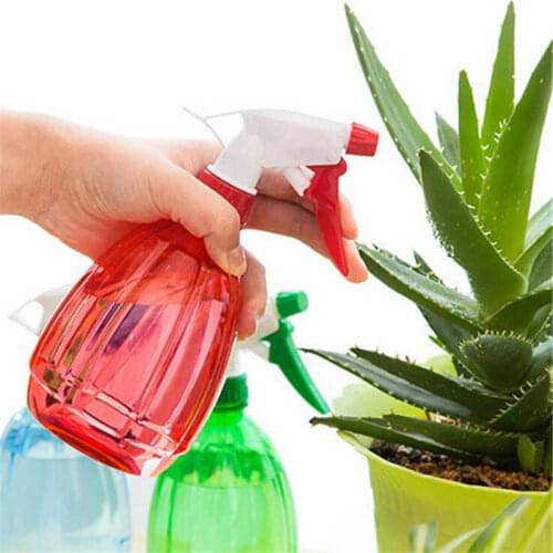 Garden watering plastic small sprinkling kettle, melon shaped watering pot, household hand pressure spray bottle watering kettle