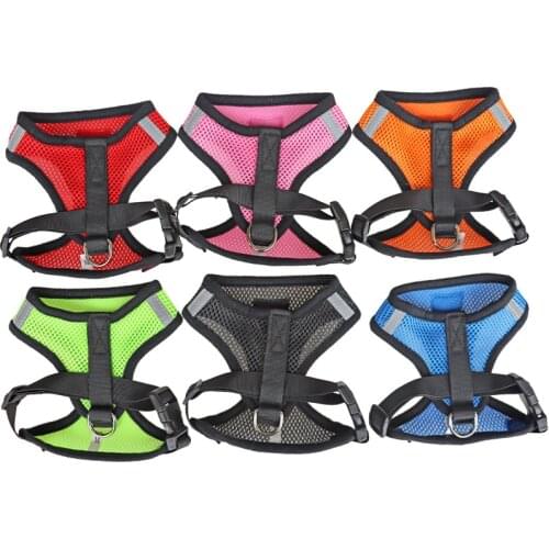 Dog Harness, Chest Strap, Breathable Vest, Pet Dog Traction, Cat, Bulldog, Chihuahua, Pet Supplies Dog Collar Accessories