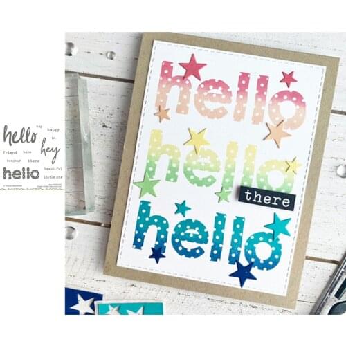 Greeting Letter Printing Decoration MetalCutting Die And Stamp DIY Scrapbooking Easter Craft Embossing Spring Series