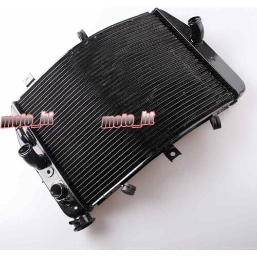 Aluminium Alloy Motorcycle Cooling Radiator For SUZUKI GSXR 600 750 2004 2005 K4 Black