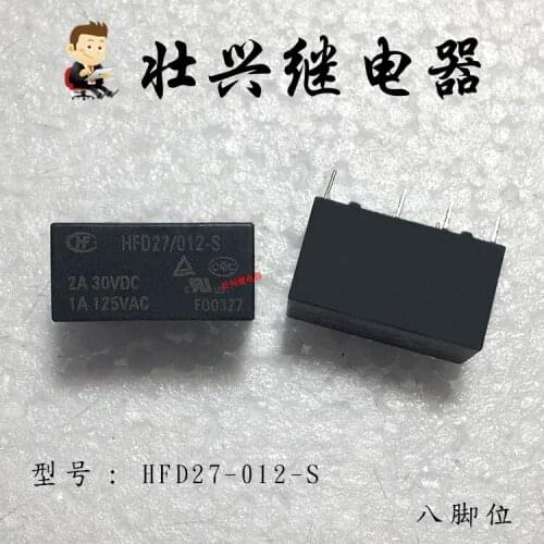 Relay HFD27-012-S 8PIN 12VDC 0.2W 4078