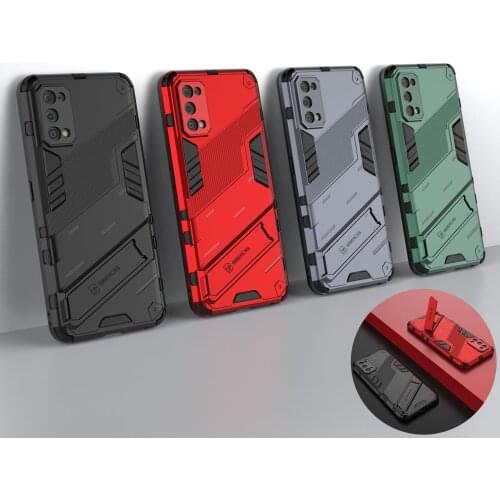 For Realme 7 /7 Pro Luxury Shockproof Hybrid Armor KickStand Hard PC Dual Layer Case Cover