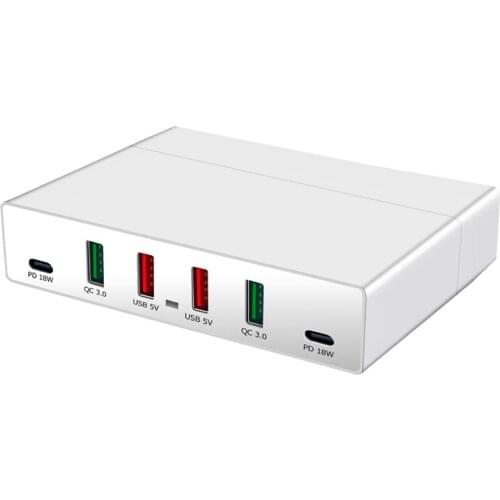 AIXXCO 75W Fast USB Charger Quick Charge 3.0 Type C PD Fast Charging for iPhone 11 USB Charger with QC 3.0 Phone Charger