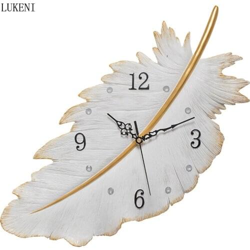 Modern Nordic Light Luxury Decoration Wall Creative Living Room Wall Clock Personality Art Atmosphere Home Clock Decoration