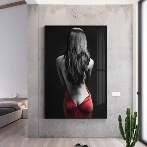 Character Decoration Bedroom Bed Beauty Art Hanging Picture Corridor Wall Painting Modern Simple Abstract Mural