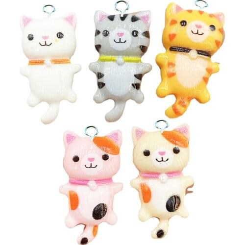 20PCS/LOT Dinosaur Charms for Slime DIY Candy Polymer Bead Filler Addition Slime Accessories Toys Modeling Clay Kit for Children