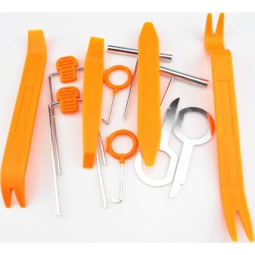 12pcs Car Door Clip Panel Radio Removal Tool For Honda CRV Accord Odeysey Crosstour FIT Jazz City Civic
