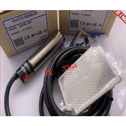 2pcs BR3M-MDT BR3M-MDT-P New High Quality mirror reflected photoelectric sensor