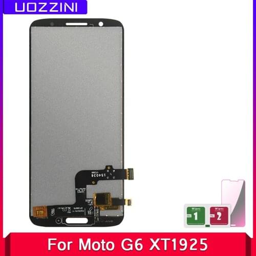 2 Pcs Lcds For Motorola Moto G6 XT1925 LCD Display Touch Screen Assembly Replacement 100% Tested for Moto G6 LCD Digitizer