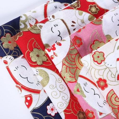 50x145cm Cartoon Animal Cotton Fabric Material DIY Craft Patchwork Sewing Dress Toys Pillow Materials Accessories