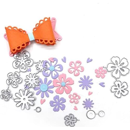 Julyarts Flowers Stencils for DIY Scrapbooking Fustelle For DIY Scrapbooking Paper/Photo Album Embossing Die Cards