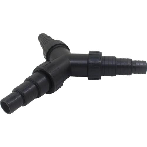 Distributor OD 25mm 32mm 38mm Hose Convertor Adaptor 3 Ways Valves For Aquarium Pump Filter Hose Water Flow