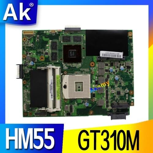 For Asus K52JV Laptop motherboard Mainboard test 100% OK 1GB HM55 GT310M REV 2.0