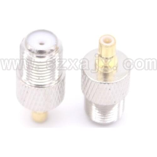 JX connector 2PCS F to SMB adapter F female to SMB male plug Rf coaxial connector Free shipping