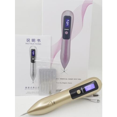 Newest Laser Plasma Pen Mole Tattoo Freckle Wart Tag Removal Pen Dark Spot Remover For Face LCD Skin Care Tools Beauty Machine