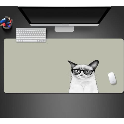 Best Selling Interesting Cat Animal Mouse Pad Advanced Natural Rubber Non-Slip Computer Race Speed Pad Large Locked-Edge Mats