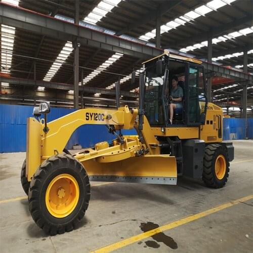 SYNBON Mini Motor Grader High Efficiency Road Construction Machine SY120C