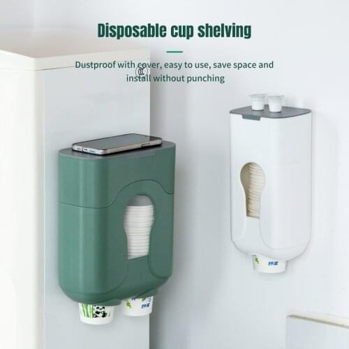 Disposable Cup Holder Household Desktop Hanging Automatic Water Dispenser Paper Cup Holder Holder for Cups
