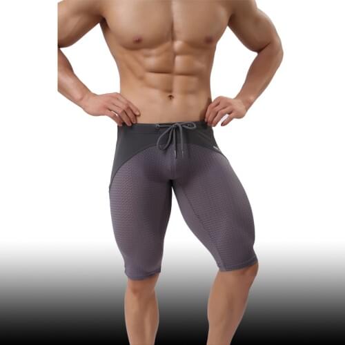 Brave Person Sexy Mens Summer Swim Trunks men swimsuit swim shorts Brief swim suit Yoga pants