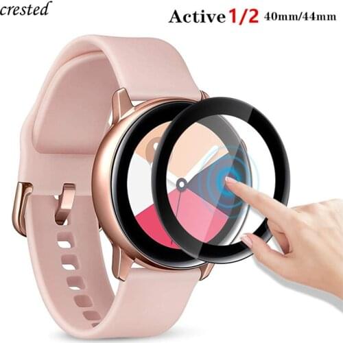 Glass For Samsung Galaxy Watch Active 2 44mm 40mm/46mm/42mm/3 45mm-41mm Gear S3 Frontier/S2/Sport 3D HD Film Screen Protector