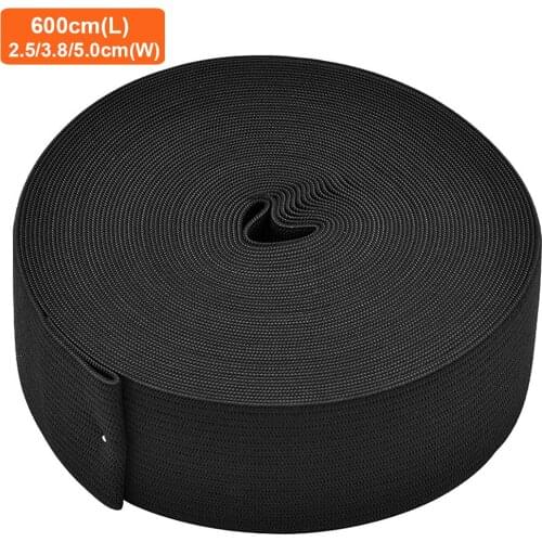 6M Tactical Elastic Nylon Webbing Strap Sewing Material Safety Belt Knapsack Strap for Outdoor Climbing Packing Strap