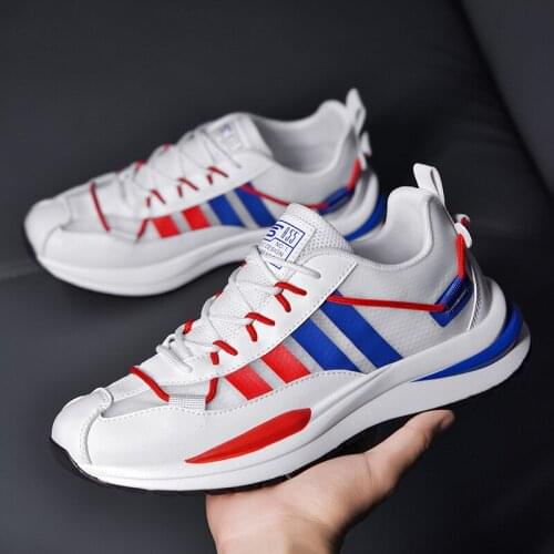 Trendy Men Running Shoes Breathable Sneakers High Quality Antiskid Damping Jogging Shoe Outdoor Lightweight All-match Zapatillas