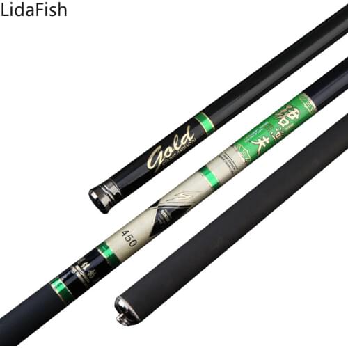 Carbon Fiber Super Light Hard Fishing rod Telescopic Fishing Rod 2.7M/3.6M/4.5M/5.4M/6.3M/7.2M Stream Rod Carp Fishing Pole