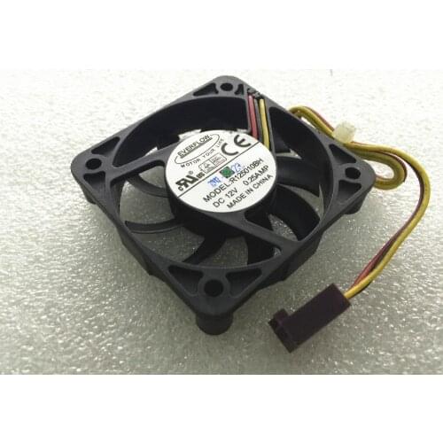 EVERFLOW R125010BH DC 12V 0.25A 3-wire 50x50x10mm Server Cooling Fan