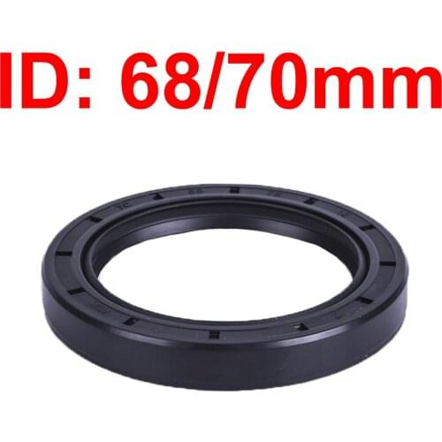 1PC ID 68 70MM TC Oil Seal Skeleton Spring Steel Black Nitrile NBR Gasket 68x80x8 68x80x10 68x80x12 68x85x8 68x85x10 68x85x12
