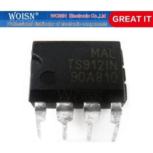 1pcs/lot TS912IN TS912IN TS9121N TS9121 TS912 DIP-8 In Stock