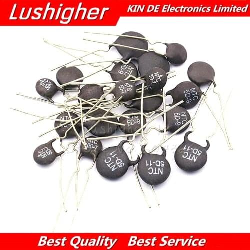 10pcs NTC Thermal Resistor NTC 5D-11 10D-9 10D-11 47D-15 10D-20 10D-13 8D-11 10D-15 5D-15 10D-7 MF11-103 33D-7 8D-12 20D-20
