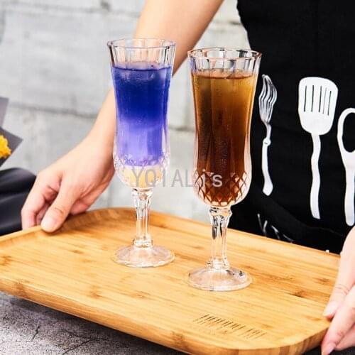 150-250ml Diamond Engraving Goblet Wine Glass Cup Crystal Glass Art Multi Purpose Whiskey Brandy Gift Family Elegant Tasting Cup